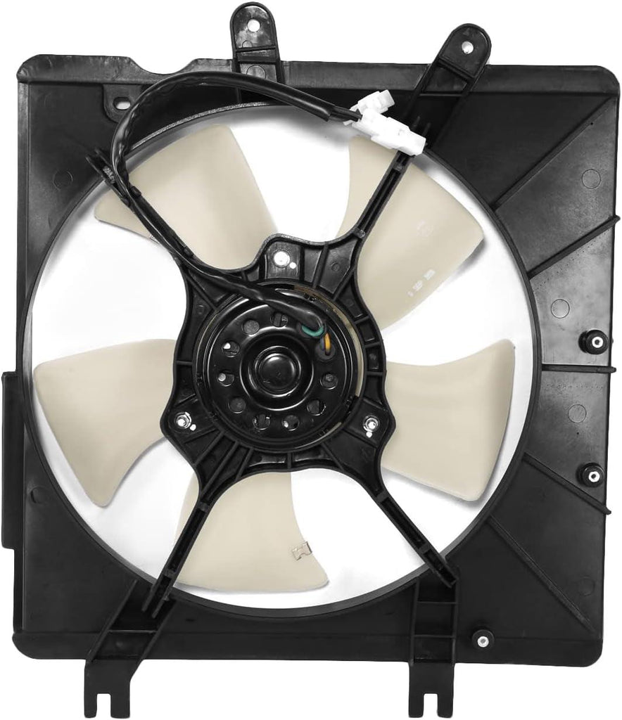 Factory Style Radiator Fan Assembly Compatible with 90-94 Mazda 323 Protege AT,OEM-RF-0775