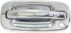 for Chevy Silverado 1500 Exterior Door Handle Front Driver Side Chrome 1999-2006 | with Key Hole| Trim:All Submodels