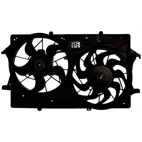 Continental Dual Radiator and Condenser Fan Assembly for 03-04 Focus FA70305