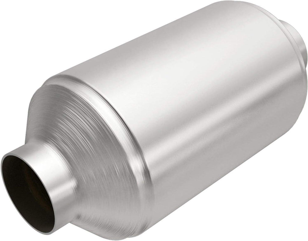 Universal Catalytic Converter California Grade CARB Compliant 3391005 - Stainless Steel 2.25In Inlet/Outlet Diameter, 13.25In Overall Length, No O2 Sensor - CA Legal Replacement