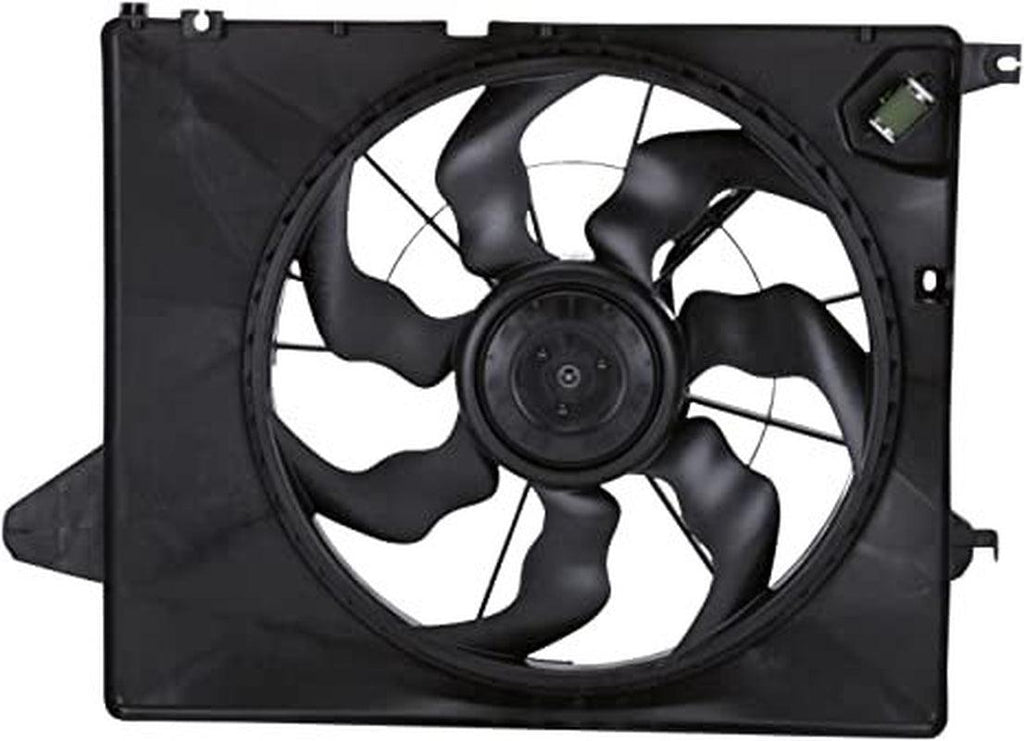 TYC 622730 Dual Radiator and Condenser Fan Assembly Fits 2011 Kia Sorento