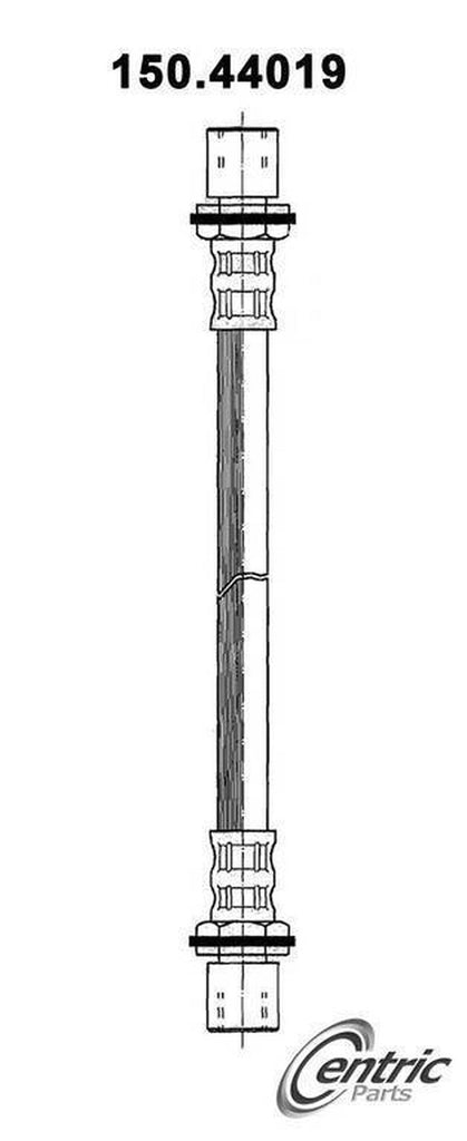 Brake Hydraulic Hose for LX470, Land Cruiser, T100, 4Runner+More 150.44019