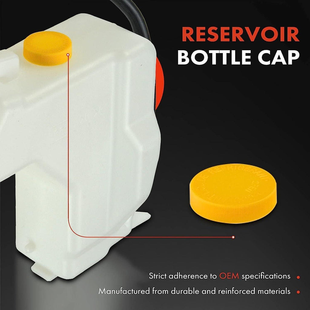 A-Premium Engine Coolant Overflow Recovery Reservoir Tank [W/Cap & Tubing] Compatible with Nissan Sentra 1999-2003 1.6L 1.8L 2.0L 2.5L, Replace # 217106M100
