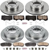 KOE2325 Autospecialty Front and Rear Replacement Brake Kit-Oe Brake Rotors & Ceramic Brake Pads