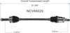 NCV66020 CV Axle Shaft Assembly for Select Subaru Crosstrek, Forester, Impreza, WRX, WRX Sti, XV Crosstrek - Rear Left or Right (Driver or Passenger Side)