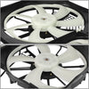 Factory Style Radiator Cooling Fan Assembly Compatible with 11-13 Sienna 2.7L W/O Tow Package,Oem-Rf-1037