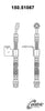 Centric Brake Hydraulic Hose for Hyundai 150.51067
