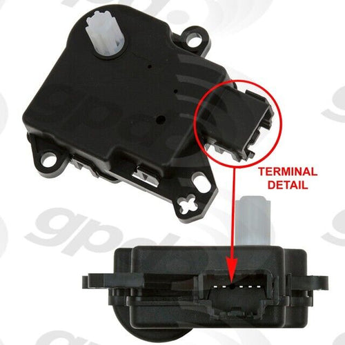 HVAC Recirculation Door Actuator for Police Interceptor Sedan+More 1712296