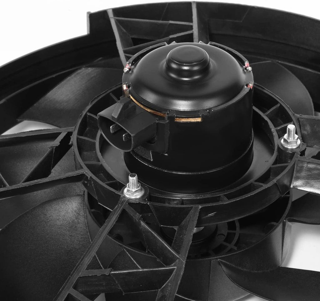 OEM-RF-0485 Factory Style Radiator Cooling Fan Assembly Compatible with 1988-1991 Tempo/Topaz 4CYL At