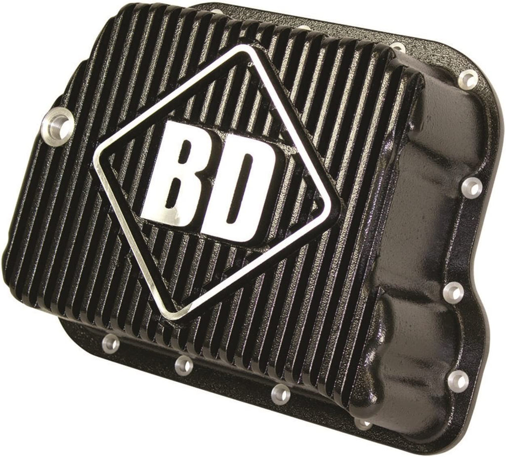 BD Diesel 1061501 Deep Sump Transmission Pan Holds 2 Quarts Incl. Pan W/Temp. Sending Unit Port/Pan Gasket/Magnetic Drain Plug//Hardware Deep Sump Transmission Pan