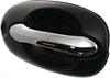 Front Exterior Door Handle Set of 2 Compatible with 2002-2005 Kia Sedona Chrome Lever with Primed Bezel Driver and Passenger Side