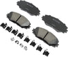 Acdelco Gold 17D1210CHF1 Ceramic Front Disc Brake Pad Kit with Clips