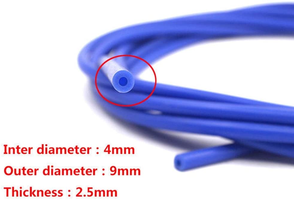 New 4Mm Silicone Vacuum Tube Hose Tubing 16.4Ft/5M For Car Cooling System Csl2018 (Blue)