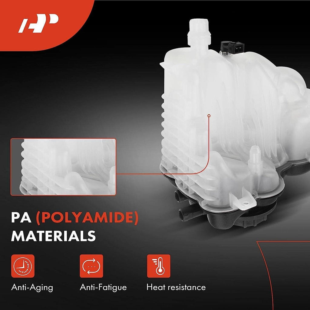 A-Premium Engine Coolant Overflow Recovery Reservoir Tank [W/Cap & Sensor] Compatible with Jaguar F-Pace 2017, XE 2017-2018, XF 2016-2017, Replace # LR091767