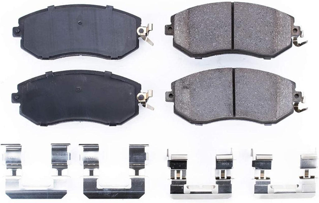 17-1539, Z17 Front Ceramic Brake Pads with Hardware