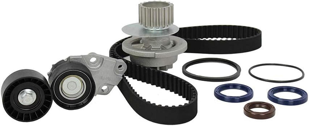 DNJ TBK309WP Timing Belt Kit with Water Pump for 1999-2002 / Daewoo/Lanos / 1.6L / DOHC / L4 / 16V / 98Cid