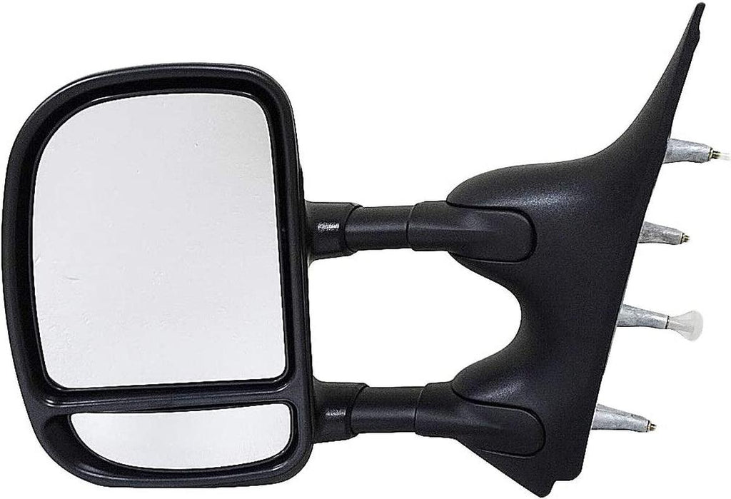 Dorman 955-1297 Driver Side Manual Door Mirror - Folding Compatible with Select Ford Models, Black