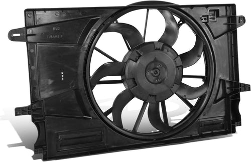 OEM-RF-0586 Factory Style Radiator Fan Assembly Compatible with 2016 Chevy Cruze 1.4L MT Mexico Built