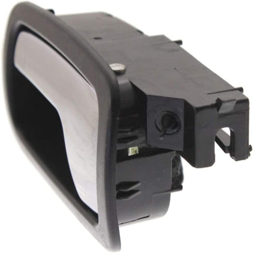 for Chevy Cobalt Interior Door Handle Front Driver Side Black Bezel with Chrome Lever 2005-2010 | Trim:All Submodels | GM1352166 | 22722755