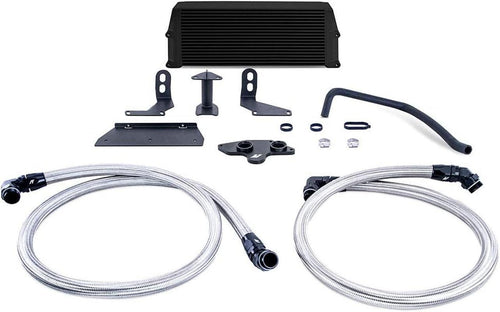 MMOC-F2D-11KBK Performance Oil Cooler, Compatible with Ford 6.7L Powerstroke 2011-2019, Black
