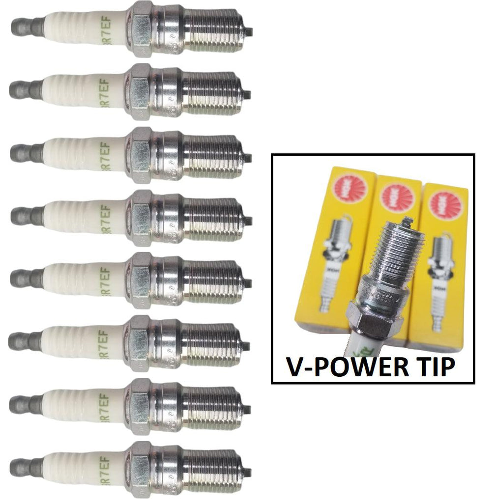 NGK "V-POWER" Spark Plug 3346 (Set of 10) - BR7EF