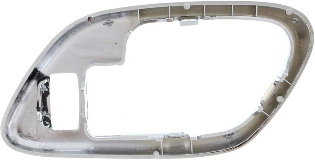 for GMC K150 / K2500 / K3500 Door Handle Trim 1995 96 97 98 99 2000 Driver Side | Front | inside | Bezel | All Chrome | W/Lock Hole | Performance