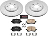 CRK1614 Coated Brake Rotor & Ceramic Brake Pads- Front