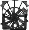 OEM-RF-0084 Factory Style Radiator Cooling Fan Assembly Cooling Efficiency Improved Direct Replacement [Compatible with 07-11 Dodge Nitro] Black