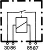 4RA 965 400-001 RELAY 12V 30A SPST BKT Black