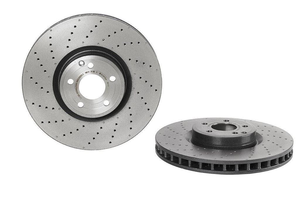 Brembo Front Disc Brake Rotor for 13-15 Mercedes-Benz SL550 (09.B474.11)