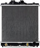 R1290-AT Plastic End-Tank Radiator Compatible with Honda Civic 1992-1998 Silver