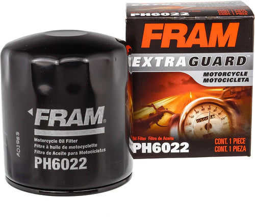 Extra Guard PH6022 Replacement Oil Filter, Fits Select Harley Davidson Motorcycles