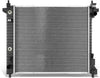 OEM-RA-13242 OE Style 1-Row Aluminum Core Radiator Compatible with 10-11 Cadillac SRX 2.8L,24-7/16" W X 21-3/4" H X 1-1/16" D,1-3/8" Inlet / 1-3/8" Outlet