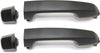 Aftermarket Rear Door Handle Compatible with 2010-2018 Toyota 4Runner/Lexus GX460 outside Textured Black Plas and Sensor Passenger and Driver Side