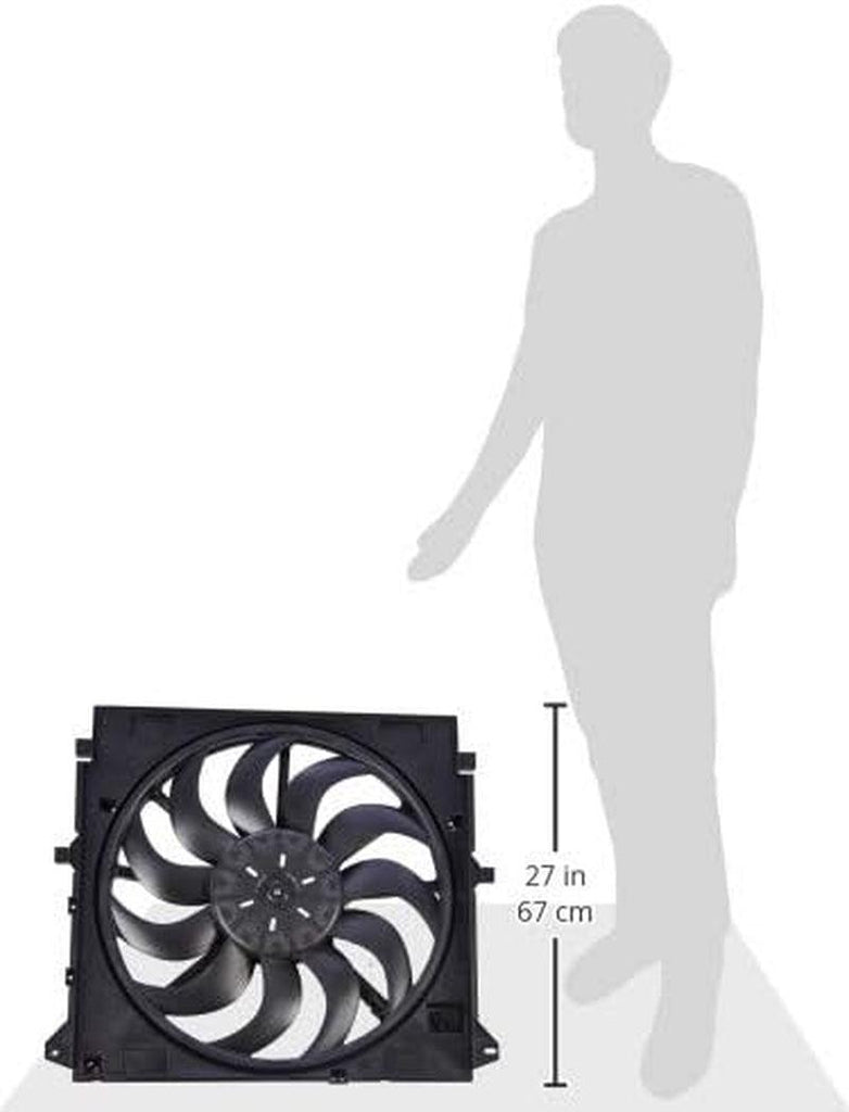 624170 Cooling Fan Assembly Compatible with 2015-2020 Chevrolet Colorado