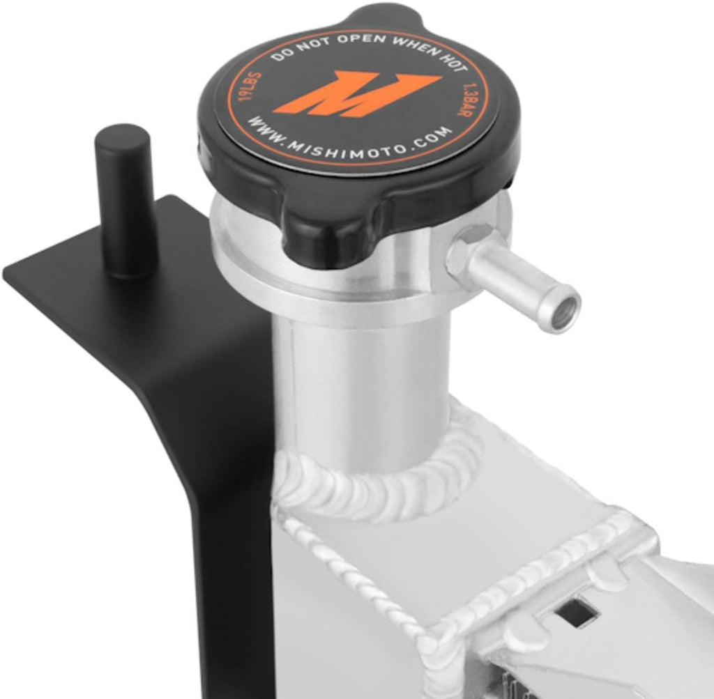 MMRAD-MUS-94BA Bracketed Aluminum Radiator Compatible with Ford Mustang Automatic 1994-1995 Silver