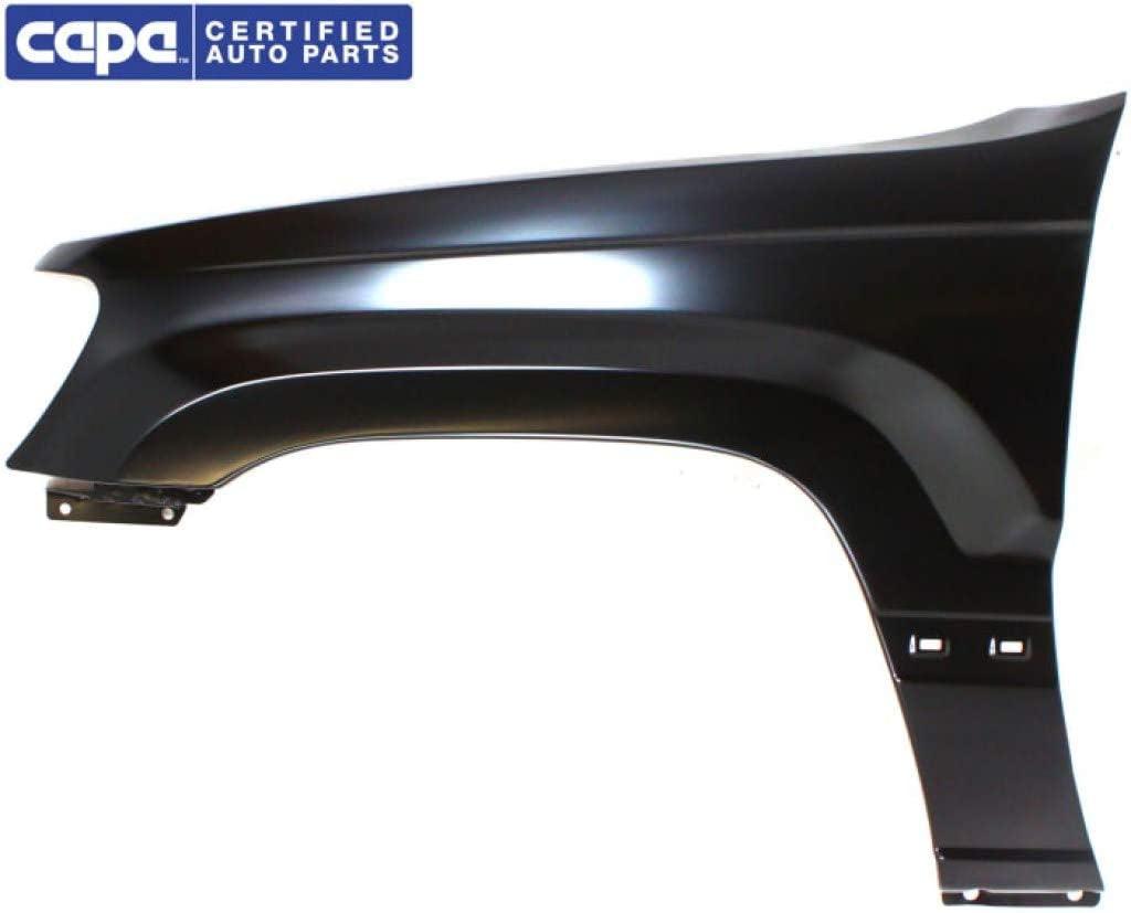 Compatible with Jeep Grand Cherokee 1999 00 01 02 03 2004 Front Fender Driver Side | with Body Cladding Holes | Replacement for 55135901AC, CH1240211 | Trim: All Submodels