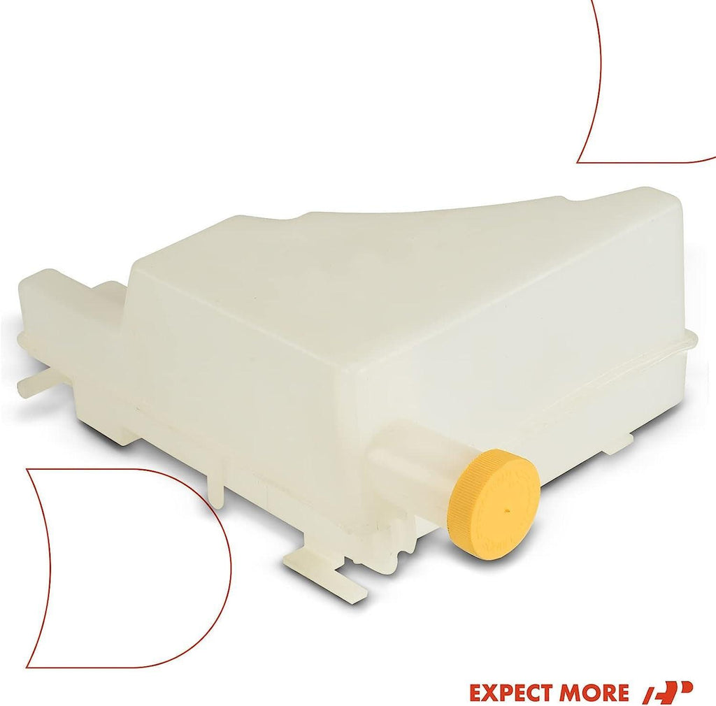 A-Premium Non-Pressurized Engine Coolant Expansion Tank with Cap Compatible with Nissan Versa 2009-2011 Sedan 2007-2011 Sedan 2007-2012 Hatchback