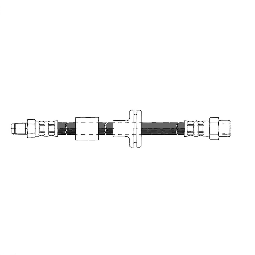 Centric Brake Hydraulic Hose for Mercedes-Benz 150.35011