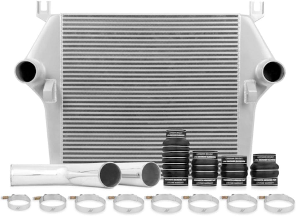 MMINT-RAM-03KSL Performance Intercooler Kit Compatible with Dodge Ram Cummins 5.9 2003-2007 Silver