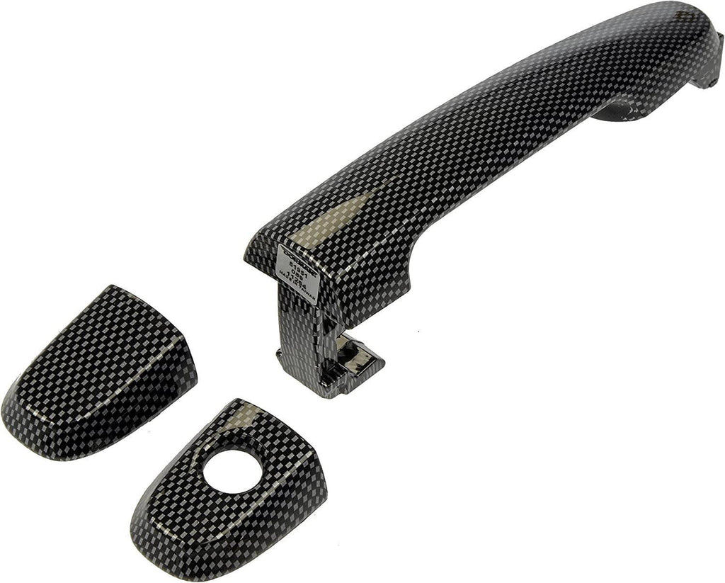Dorman 81951 Front Exterior Door Handle Compatible with Select Models, Carbon Fiber