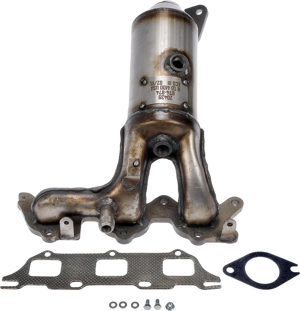 Dorman 674-874 Rear Manifold Converter - Not CARB Compliant Compatible with Select Chrysler / Dodge Models (Made in USA)