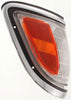 Corner Light for TOYOTA TACOMA 1995-1996 RH Assembly with Chrome Trim 2WD