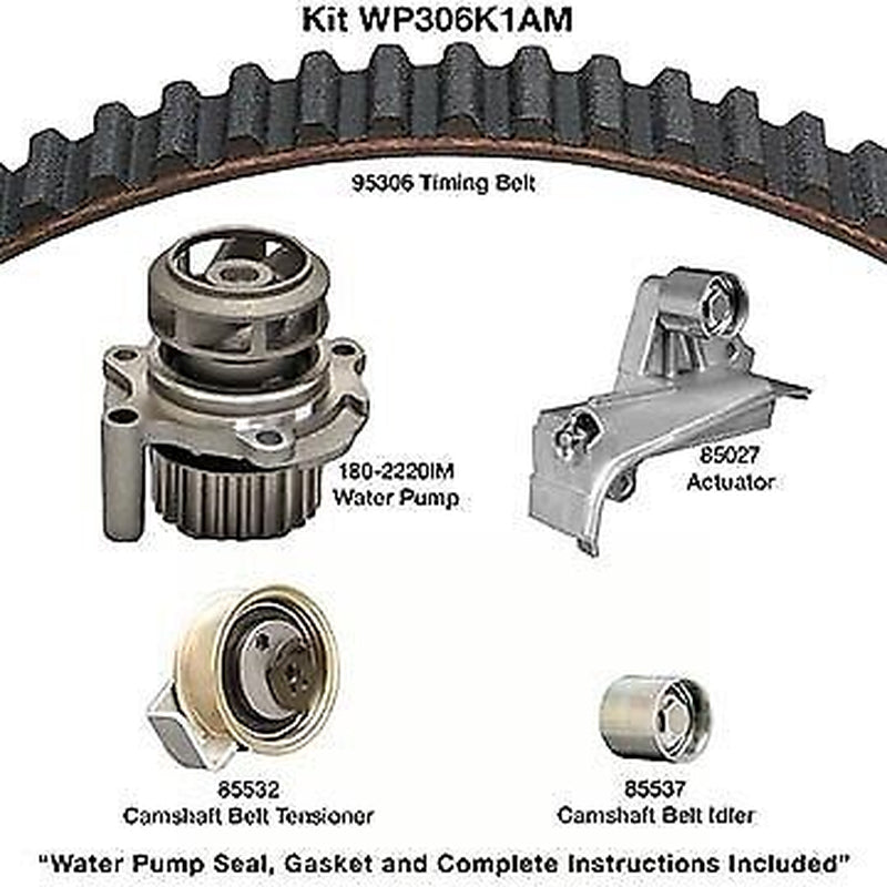 Engine Timing Belt Kit with Water Pump for A4, A4 Quattro, Passat WP306K1AM