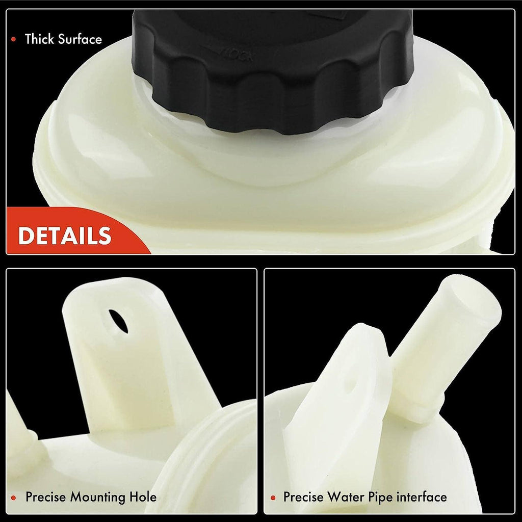 A-Premium Engine Coolant Overflow Recovery Reservoir Tank [W/Cap] Compatible with Chevrolet Optra 2004-2010, Suzuki Forenza 2004-2008, 2.0L, Replace # 96451797