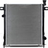 OEM-RA-2971 Aluminum Core Radiator Compatible with 07-11 Dodge Nitro 3.7 4.0 AT,23-15/16" W X 19-7/8" H X 1" D,1-1/2" Inlet / 1-3/4" Outlet
