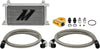 Universal Thermostatic 19 Row Oil Cooler Kit, Silver