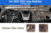 Dashboard Dash Mat Cover for 2020-2023 Jeep Gladiator (Truetimber Camo)