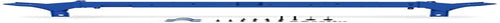 MMUS-F2D-08BL Upper Support Bar, Compatible with Ford 6.4L Powerstroke 2008-2010, Wrinkle Blue