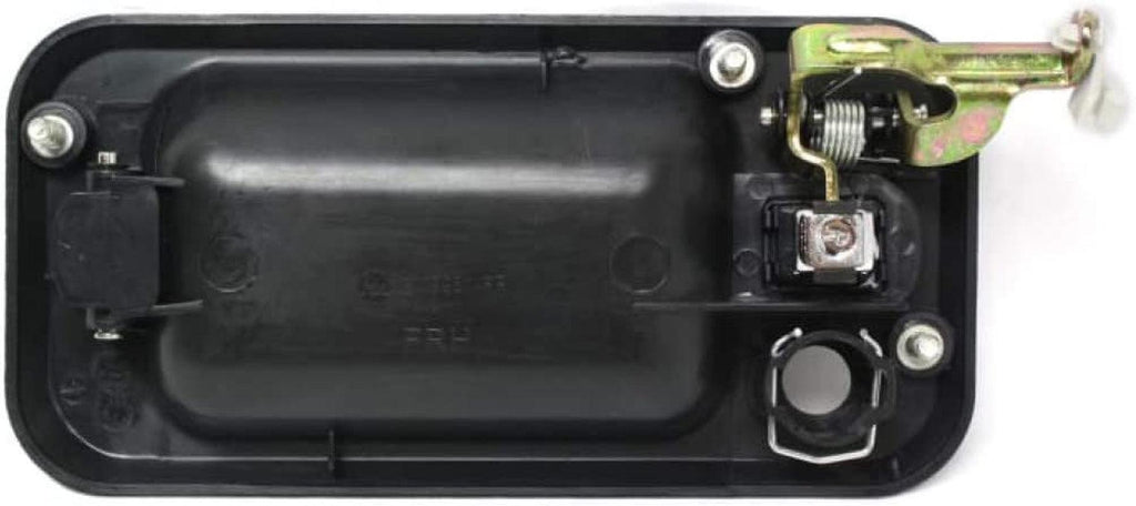 for Hummer H2 Exterior Door Handle Front, Passenger Side Black Bezel with Chrome Lever 2003-2009 | with Key Hole | Trim: Base | HU1311101 | 15104791